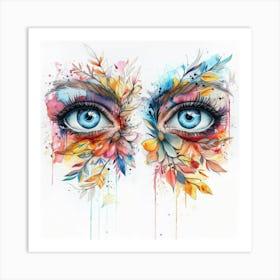 Eyes Of A Woman Art Print