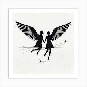 Angel Wings Art Print