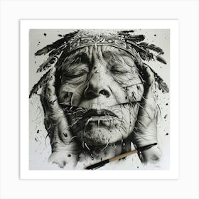 Indian Head Art Print