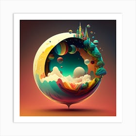 Planet Earth 2 Art Print