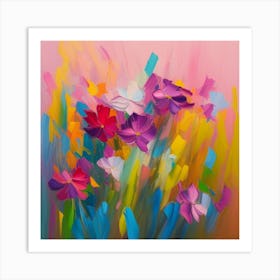 Colorful Flowers 6 Art Print