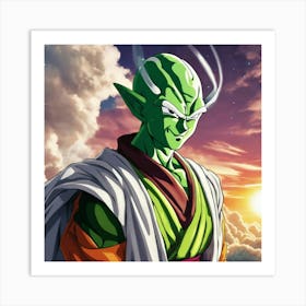 Dragon Ball Z Wallpaper 17 Art Print