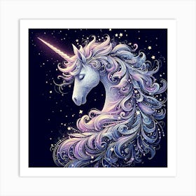 Unicorn Painting 1 Art Print