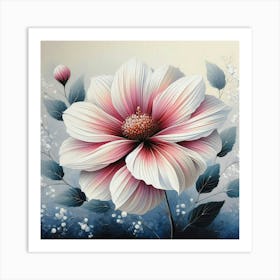 Dahlia Flower Art Print