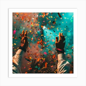 Confetti At A Party 1 Art Print