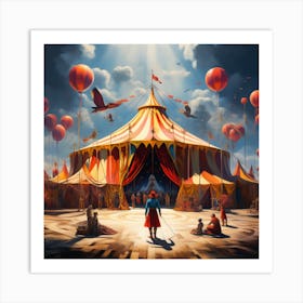 Circus Art Print