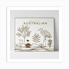 Australian Landscape Art Print