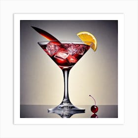 Martini 2 Art Print