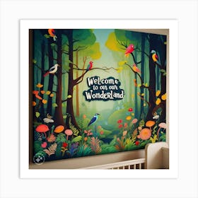Welcome To Our Wonderland Art Print