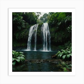 Heaven Waterfal Art Art Print