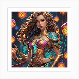 Mermaid 3 Art Print