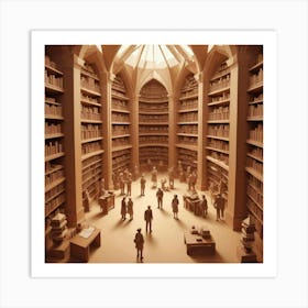 Library 5 Art Print