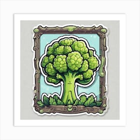 Plants Vs Zombies Broccoli Art Print