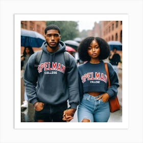 Spelman College Couple Art Print