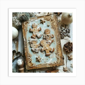 Gingerbread Cookies Art Print