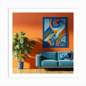 Abstract Painting 48 Art Print