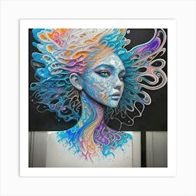 Psychedelic Painting Art Print