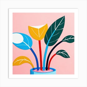 Plant In A Pot 3 Art Print