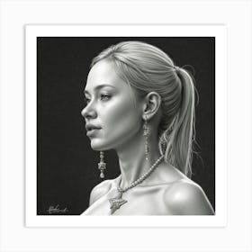 Portrait Of A Woman 2 Art Print