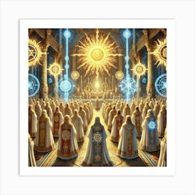 Priesthood Of The Eternal Sun Converted Art Print