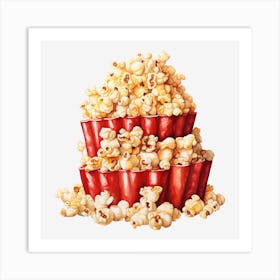 Popcorn In A Bowl 6 Art Print