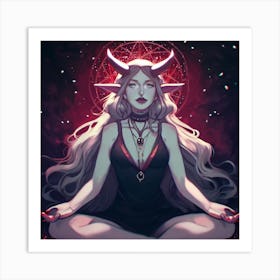 Center And Balance Lilith Art Print