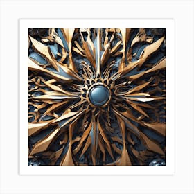 Abstract 3d Art Art Print