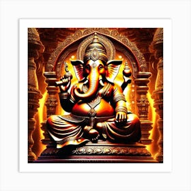 Ganesha 8 Art Print