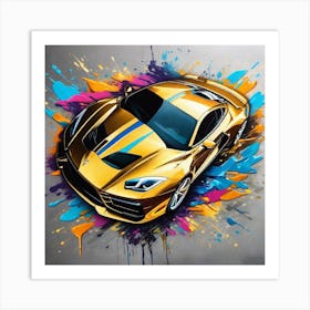 Gt3 car Art Print