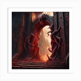 Dragons And Demons Art Print