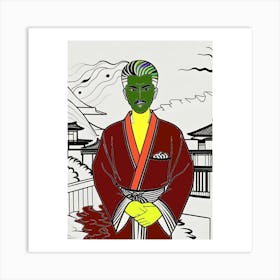 Asian Man Art Print