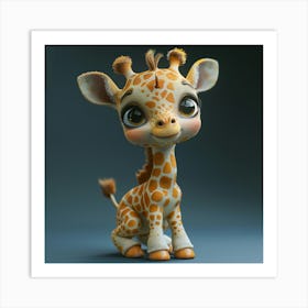 Giraffe 39 Art Print