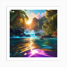 Tropical Paradise 23 Art Print