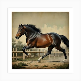 Default The Horse In Motion Animal Locomotion Art 0 Art Print