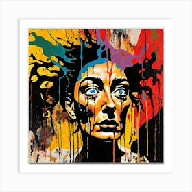 Splatter Painting Art Print