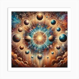 Planets Of The Solar System Art Print