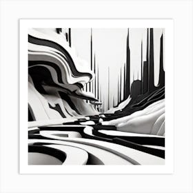 Abstract Fractals Art Print