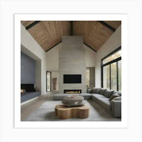 Modern Living Room 21 Art Print