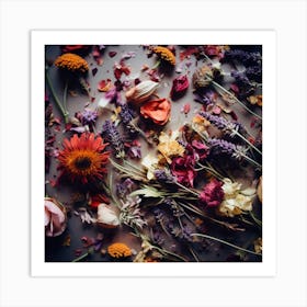 Dried Flowers 3 Art Print