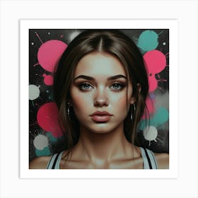 Portrait Of A Girl 4 Art Print