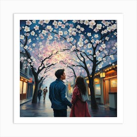 Cherry Blossoms Art Print