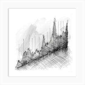 Graph — Stock Photo Art Print