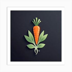 Carrot Logo 1 Art Print