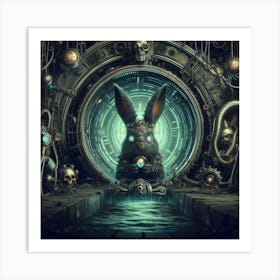 Down The Cyberabbit Hole 12 Art Print