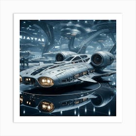 Spaceship 6 Art Print