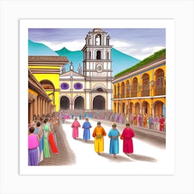 Guatemala City 3 Art Print