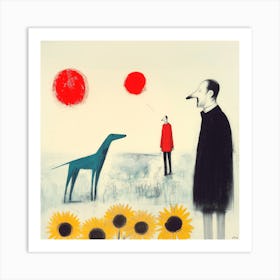 Dogs And Their People LXI Art Print