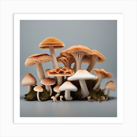 Fungi still life Art Print