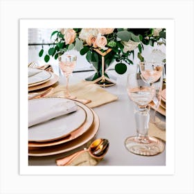 Formal Table 1 Art Print