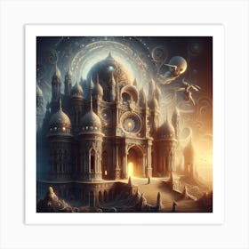 Ethereal Castle Art Print